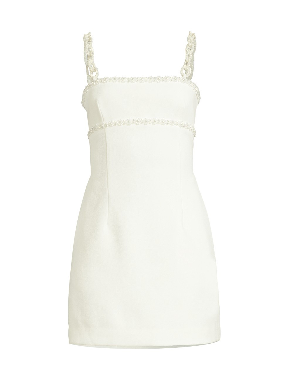 Women's Bridal Perle Embellished Bonded Minidress - Ivory - Size 10 - Ivory - Size 10 | Saks Fifth Avenue
