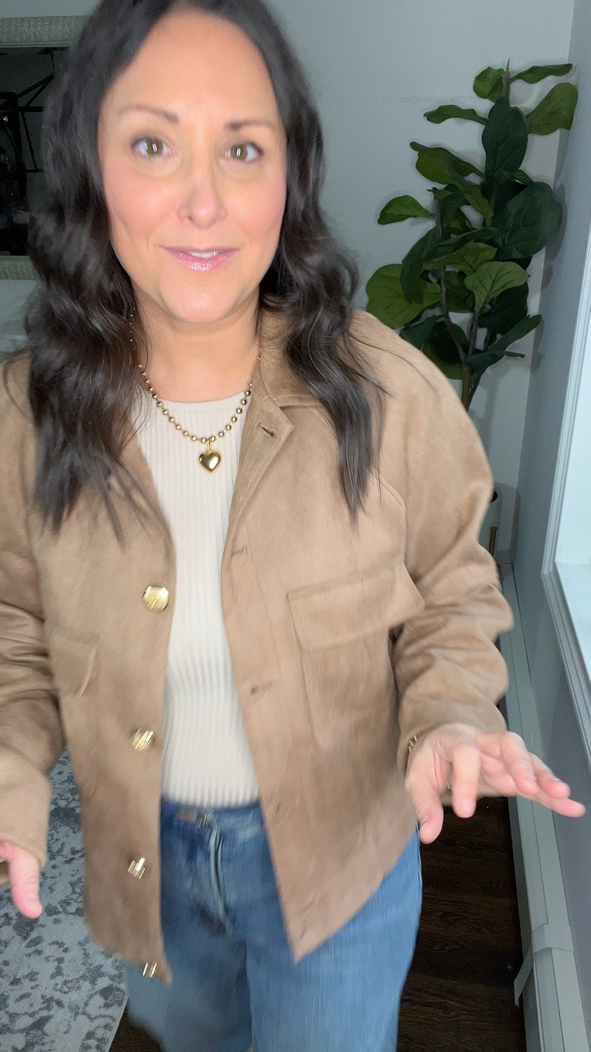 Thanksgiving outfits, part 2! Suede jacket, cuffed jeans & leggings. 

Suede jacket, cuffed jeans, last minute Thanksgiving outfits, fall fashion, petite style, mom outfit ideas, fall style 

#LTKCyberWeek #LTKOver40 #LTKFindsUnder50