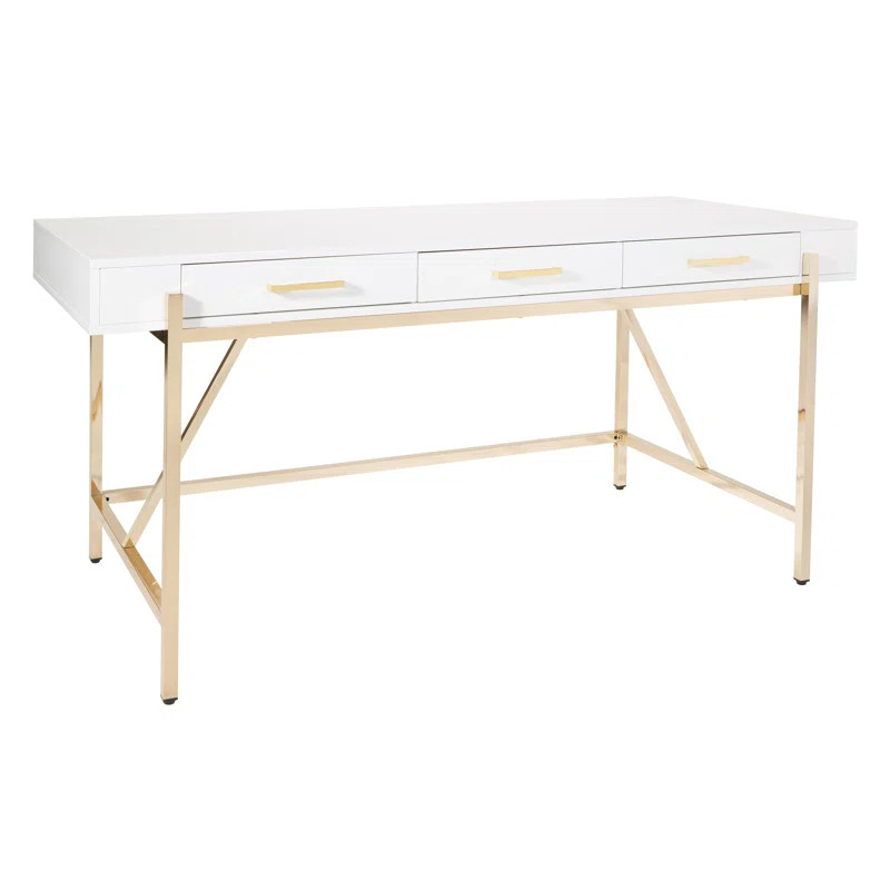 Vallee Desk with Built in Outlets | Wayfair North America
