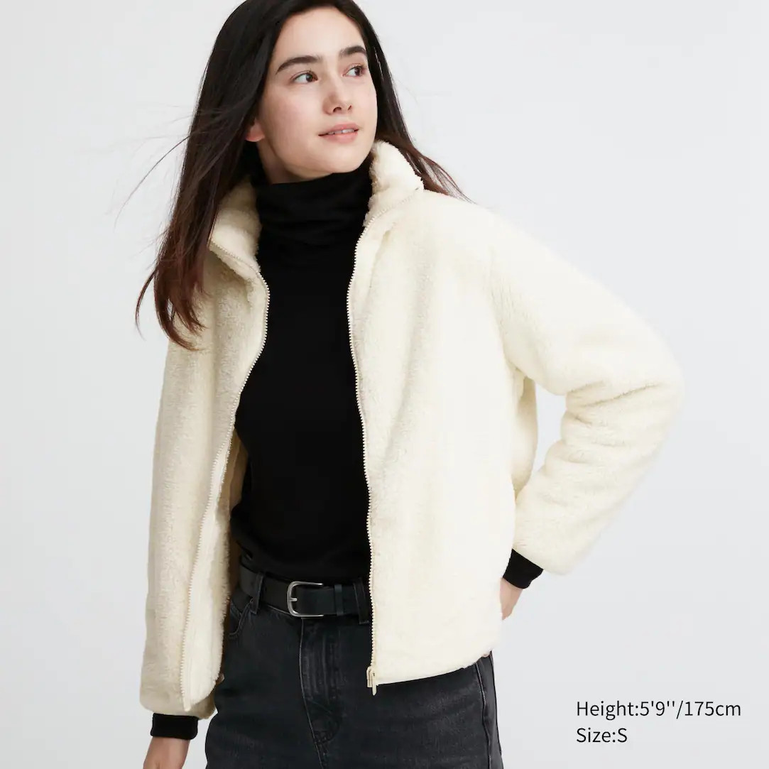 Fluffy Fleece Zipped Jacket | UNIQLO (UK)