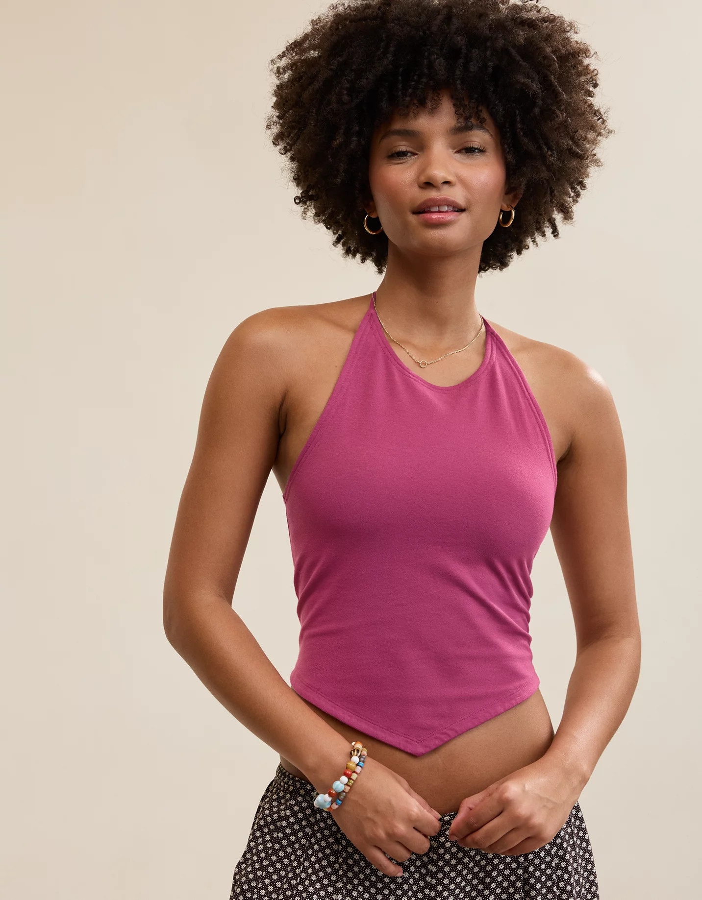 New Aerie Handkerchief Hem Braless Tank Top Has a built-in bra! | American Eagle Outfitters (US & CA)