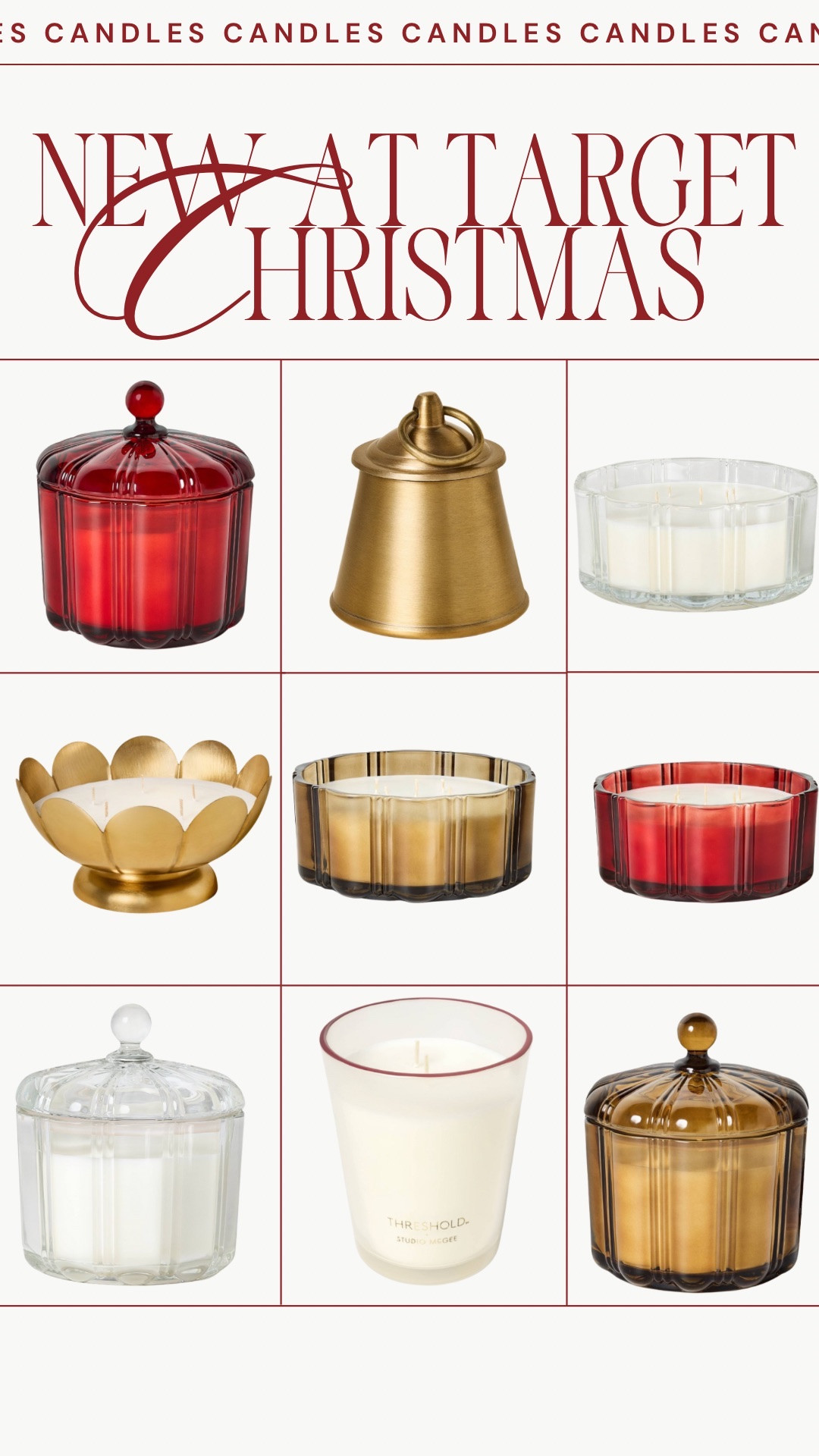 CHRISTMAS IS HERE! Studio McGee and hearth and hand launched their Christmas collection today at Target! It’s beautiful ✨🎄

Hearth and hand Christmas 
Studio McGee Christmas 
Christmas candles
Christmas throw pillows
Christmas home 
Christmas decor 
Christmas garland 
Christmas wreath
Target Christmas
Target Christmas finds


#LTKSeasonal #LTKHome #LTKFindsUnder50