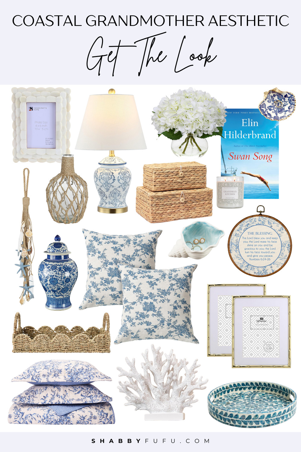 Take the coastal grandmother aesthetic trend of blue and white pottery, natural textures, and seaside touches with these pretty finds!  

#CoastalGrandmother #HomeDecor #LTKDecor #AmazonHome #AmazonDecor #WhiteAndBlue #liketkit  

 

#LTKHome #LTKStyleTip #LTKFamily