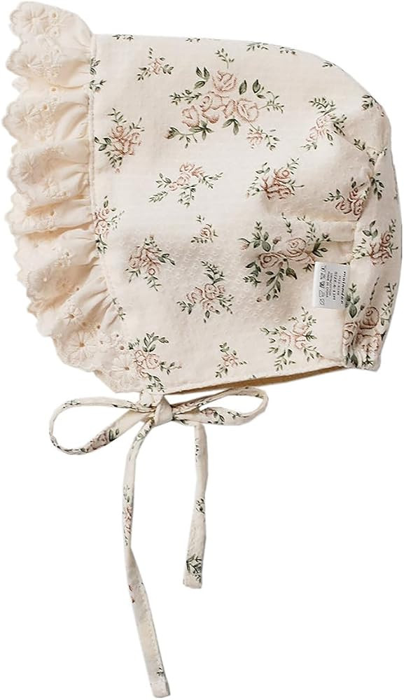 HOOLCHEAN Baby Girls Cotton Bonnet Hat | Amazon (US)