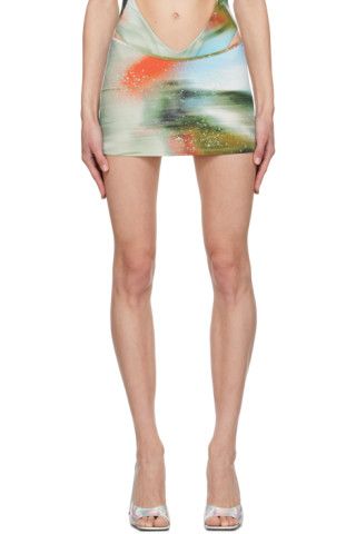 Multicolor Elektra Miniskirt | SSENSE