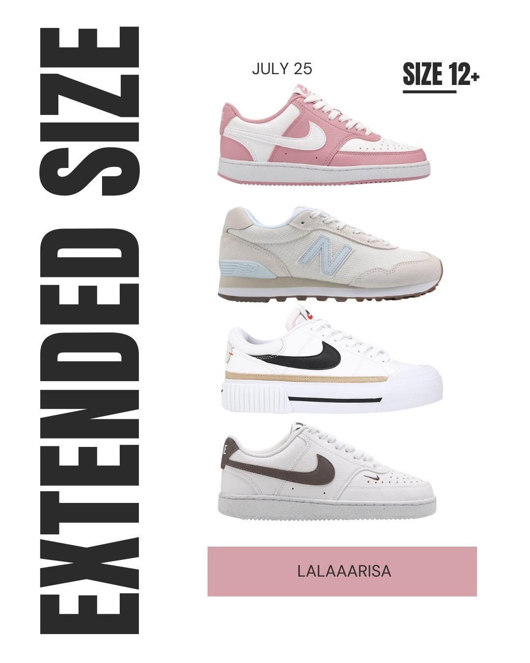 Women’s extended size shoe options #extendedsizeshoes #tallwomen #bigfeetbaddie 

#LTKMidsize #LTKStyleTip #LTKShoeCrush