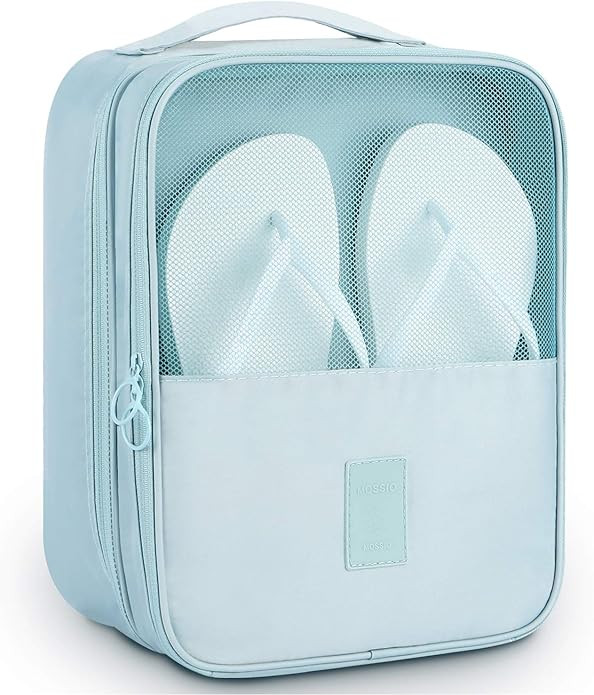 Mossio Shoe Bag Holds 3 Pair of Shoes for Travel and Daily Use Storage Pouch | Amazon (US)