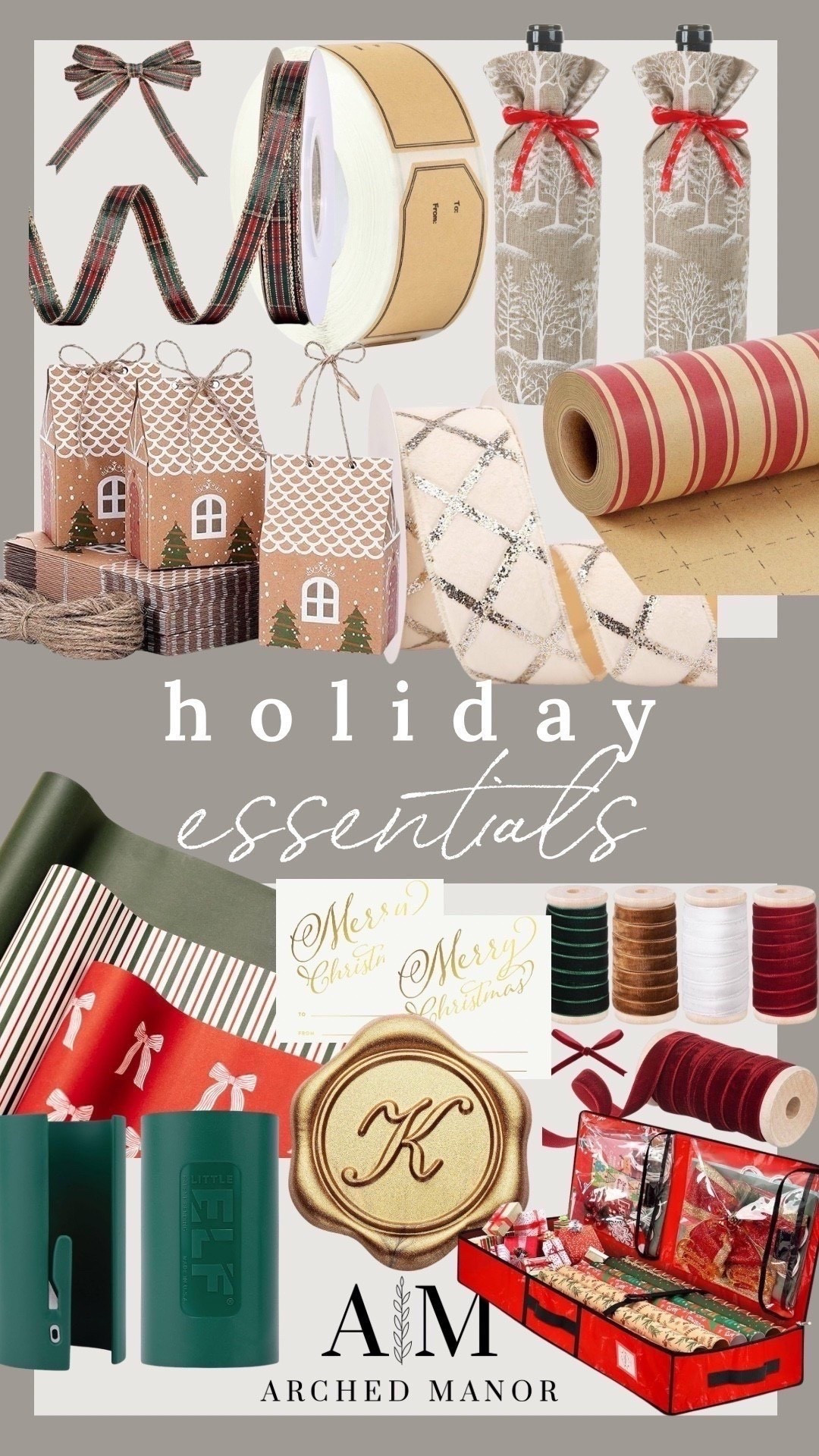 Sharing my favorite holiday gift wrapping essentials from Amazon. From ribbons and tags to wrapping paper and storage, these finds make gift wrapping easy and beautiful. Everything is linked on my LTK.
#AmazonFinds #HolidayWrapping #GiftWrapIdeas #AmazonFavorites #HolidayFinds #GiftWrappingEssentials 


#LTKHoliday #LTKGiftGuide #LTKSeasonal