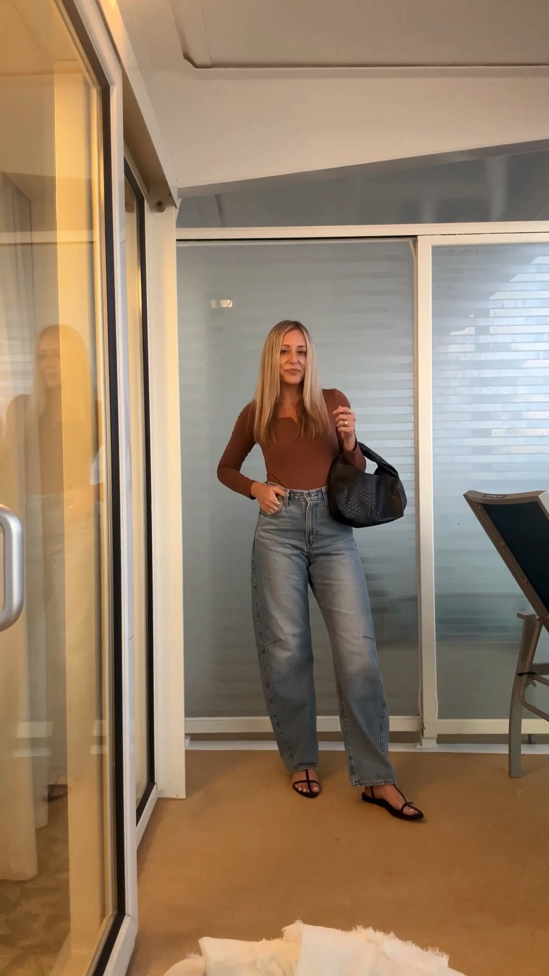 Easy, casual outfit for our last night out on the cruise. 

Barrel jeans
Brown bodysuit
Gap jeans
Amazon finds
Black sandals 

#LTKootd #LTKSeasonal #LTKOver40