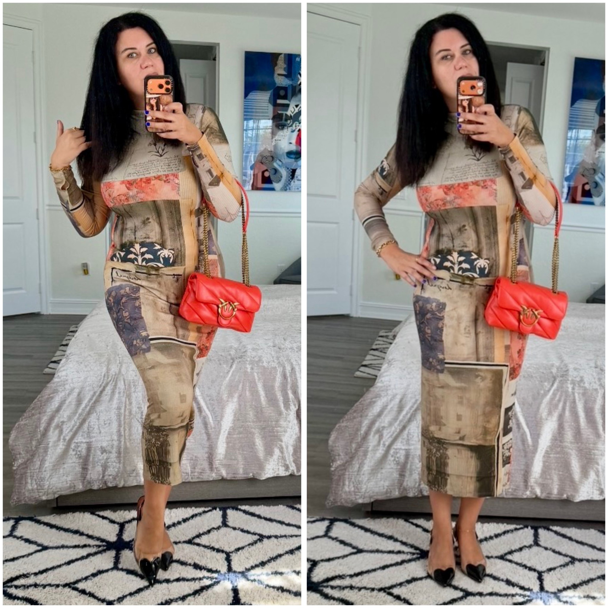 Fall vibes in Desigual! Love the unique prints and quality. 

Paired with a Pinko bag. Excellent craftsmanship and styles!

#LTKSeasonal #LTKFindsUnder100 #LTKSaleAlert