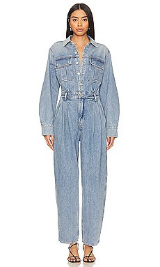 AGOLDE Silka Jumpsuit in Rival from Revolve.com | Revolve Clothing (Global)