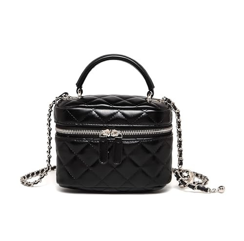 RTPRTP Boxed handbag, cool style fashionable women's shoulder bag, crossbody bag, fashionable mini wallet bucket handbag (black) | Amazon (US)