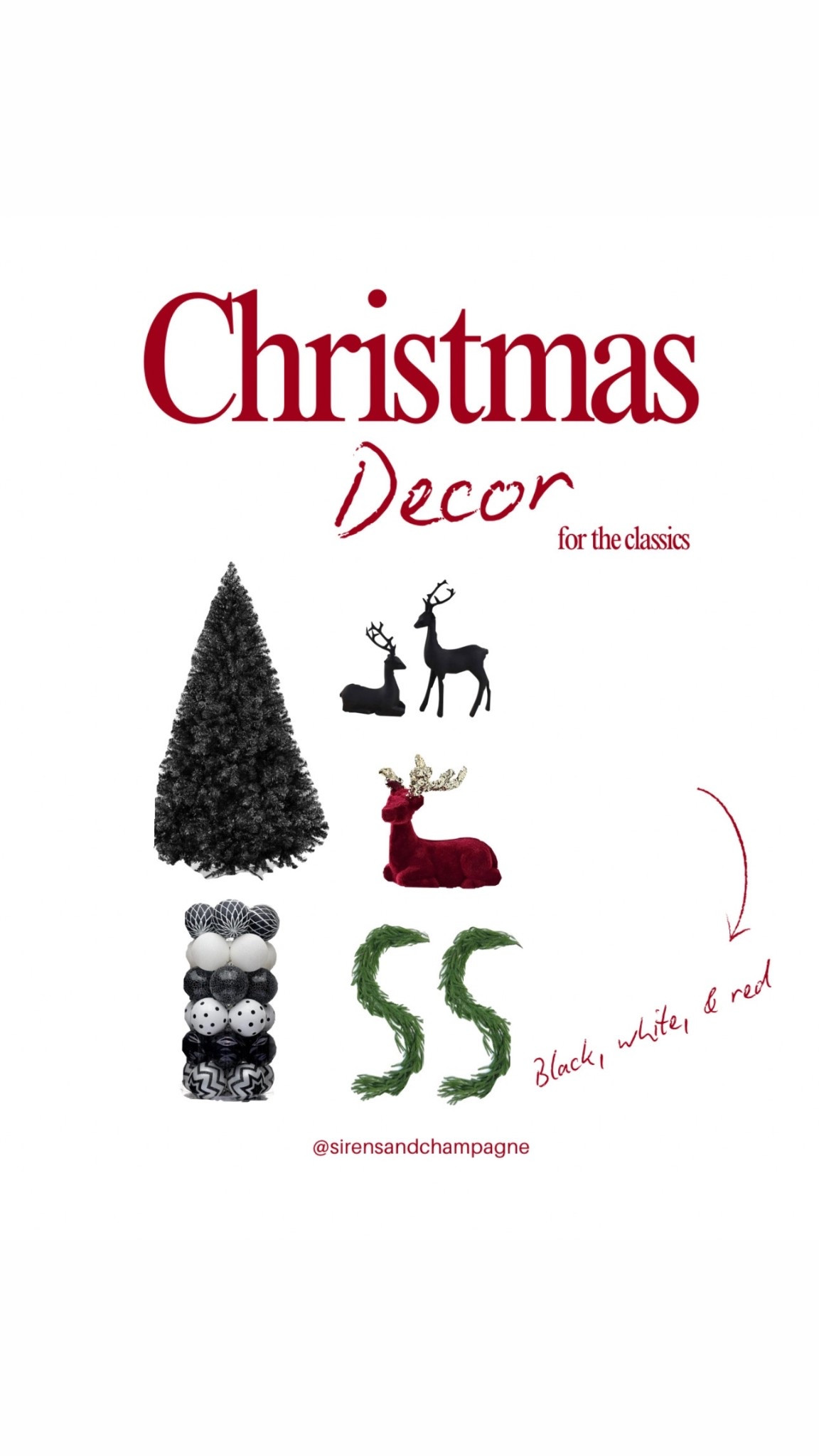 If you’ve been following for long, you know we love our black Christmas tree and classic colors. BLACK, WHITE, and RED! I’ve linked all our favs, be sure to check it out! If we didn’t have our black tree, this Balsam is definitely top of the list. 

#LTKSeasonal #LTKGiftGuide #LTKHoliday