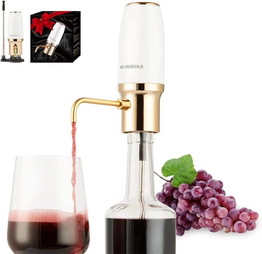 Electric Wine Aerator Dispenser Electric Smart Decanter Professional USB Rechargeable Wine Decant... | Amazon (US)