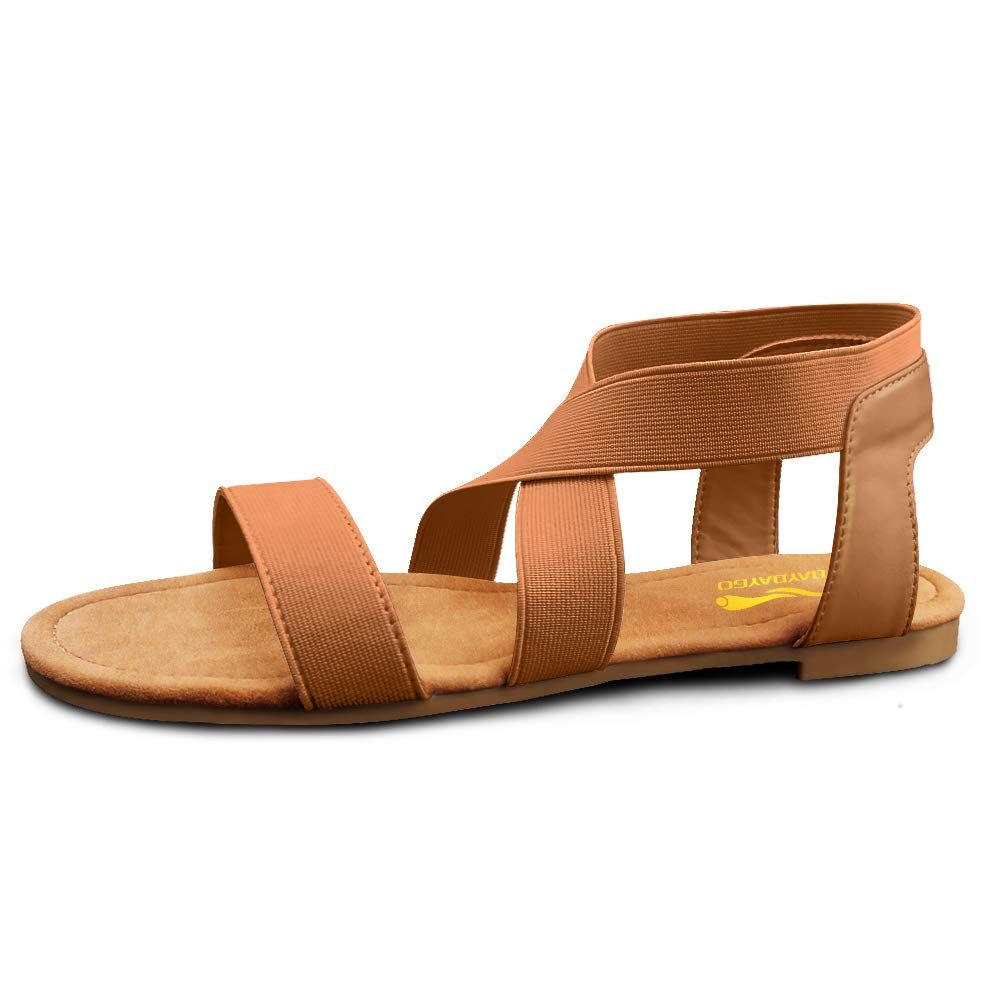 Women's Elastic Flat Sandals | Amazon (US)