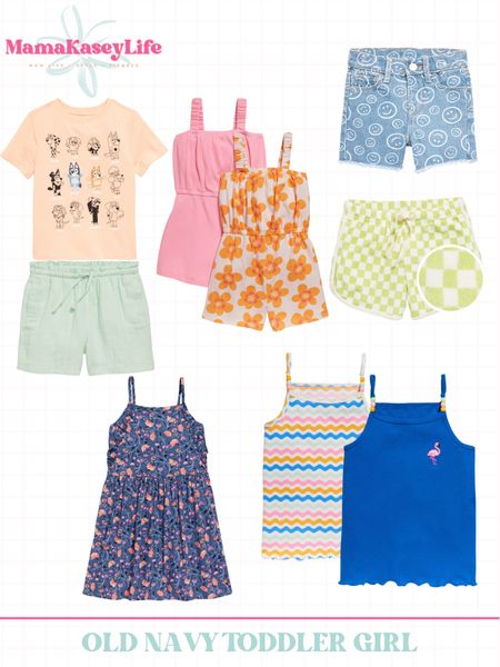 Toddler girl spring outfits, toddler girl rompers, old navy toddler girl, toddler terry shorts, bluey tshirts for toddlers, tank tops for girls, summer outfits for toddler girls


#LTKkids #LTKfamily #LTKSeasonal