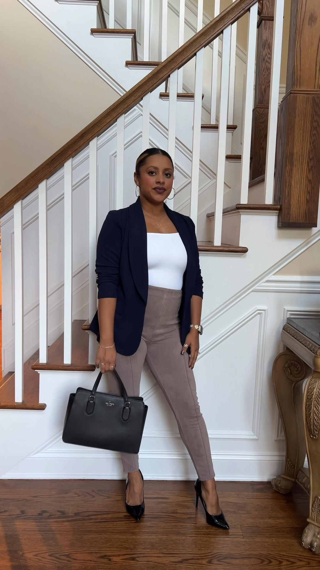 Chic, classic, and office-ready 💼✨ This navy blue blazer instantly pulls any outfit together — from tailored trousers to jeans on casual Fridays. The fit is structured yet comfortable, making it a staple in my workwear rotation.

Linked my exact blazer and full outfit details below 🤍

#LTKWorkwear #NavyBlazer #OfficeOutfitInspo #WorkOutfitIdeas #PetiteStyle #LTKPetite #ChicWorkStyle #BusinessCasualOutfit #AmazonFashionFinds #EverydayChic


#LTKWorkwear #LTKStyleTip #LTKPetite