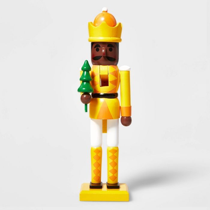 12in Nutcracker Decorative Figurine Yellow - Wondershop™ | Target