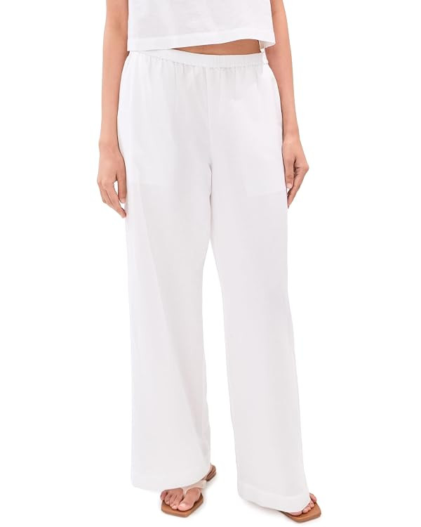 LE BOP Women's Margot Linen Pants | Amazon (US)