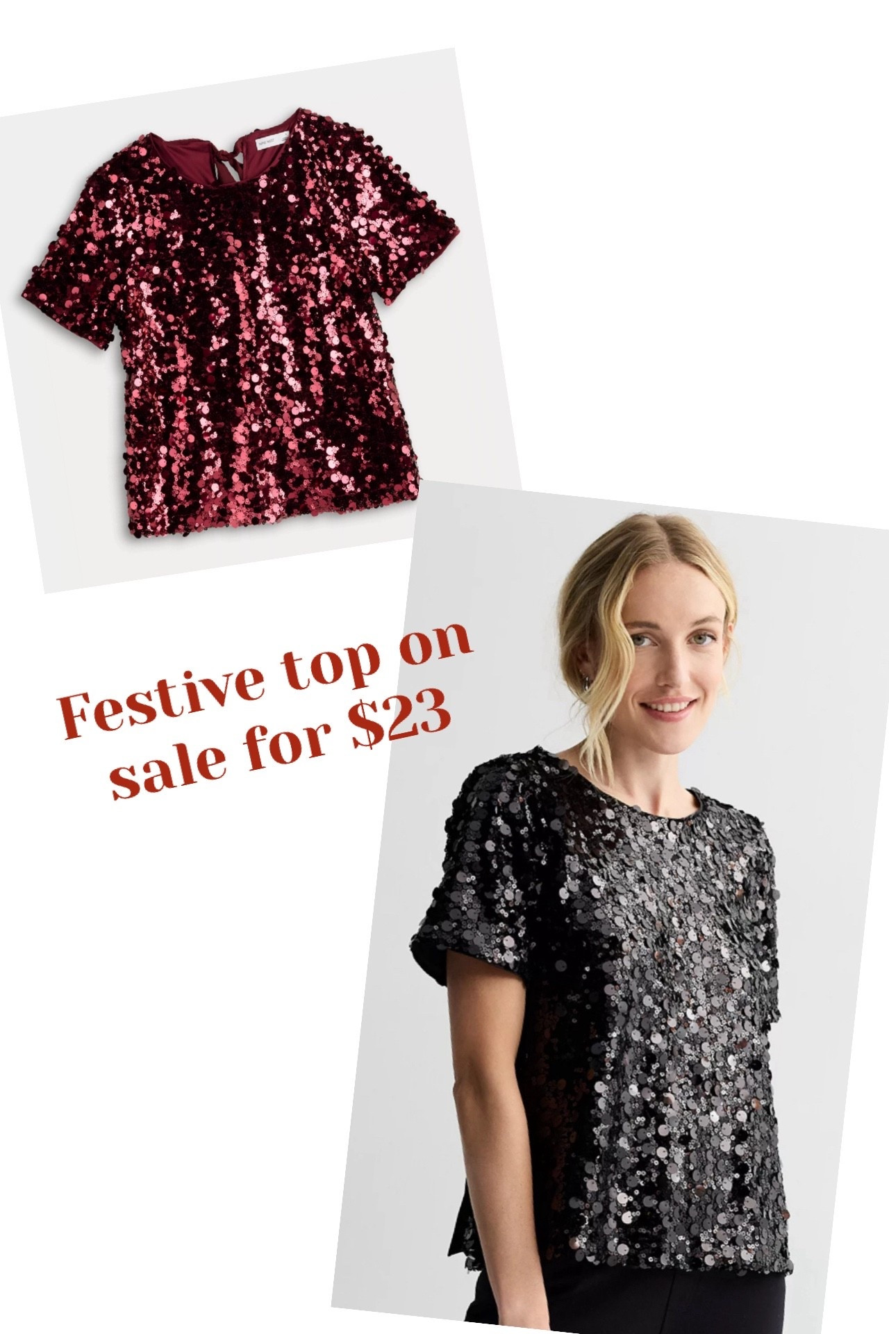 Festive top on sale for $23 

#LTKGiftGuide #LTKHoliday #LTKFindsUnder50