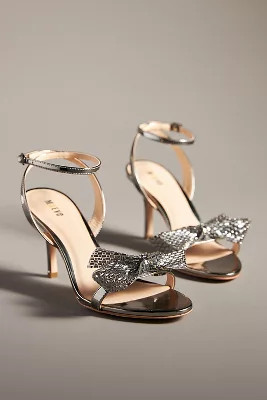 Maeve Crystal Bow Heels | Anthropologie (US)