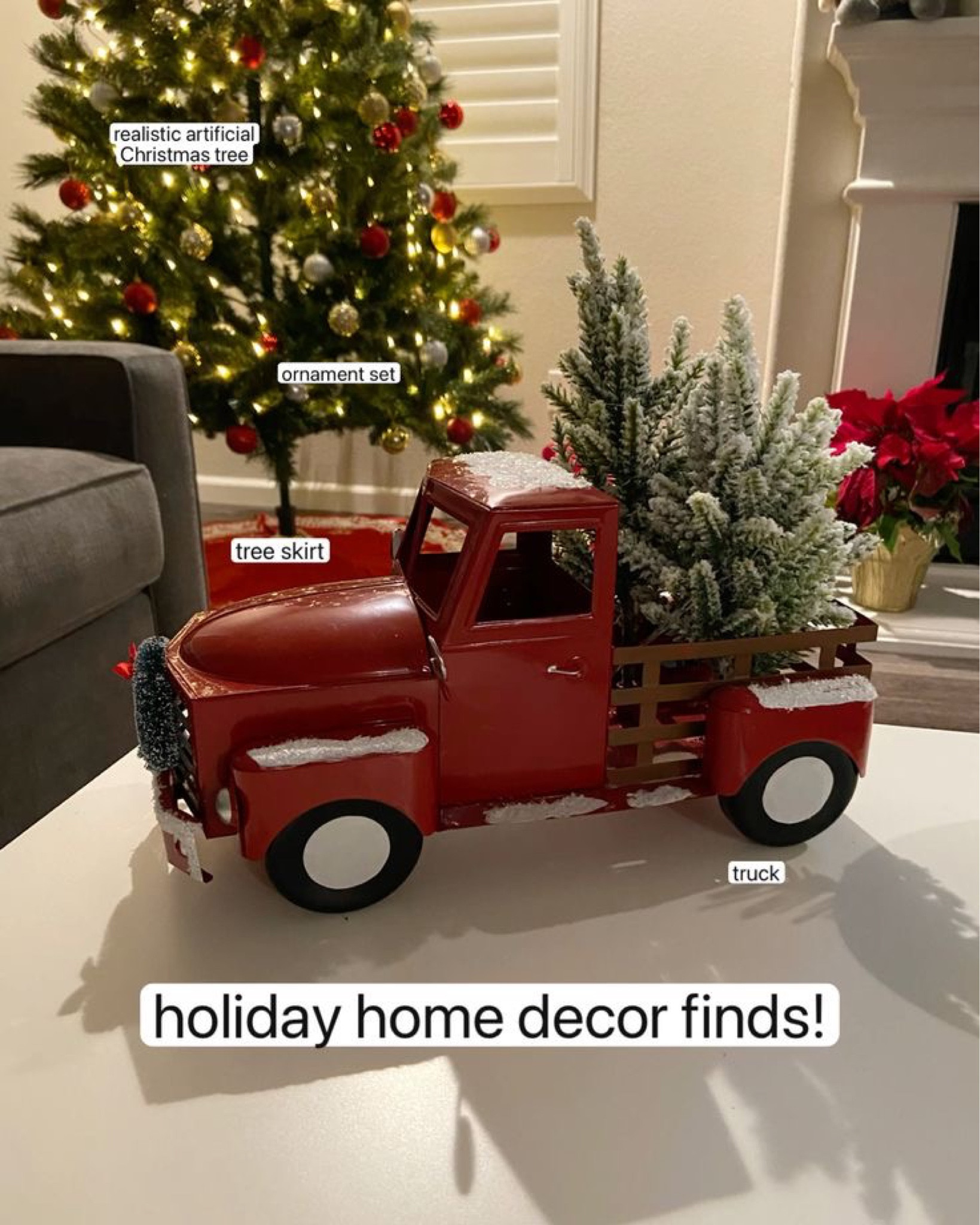 Christmas truck! I low key want one in every room. Linked the truck and a few other holiday decor finds!

#LTKHoliday #LTKSeasonal #LTKhome