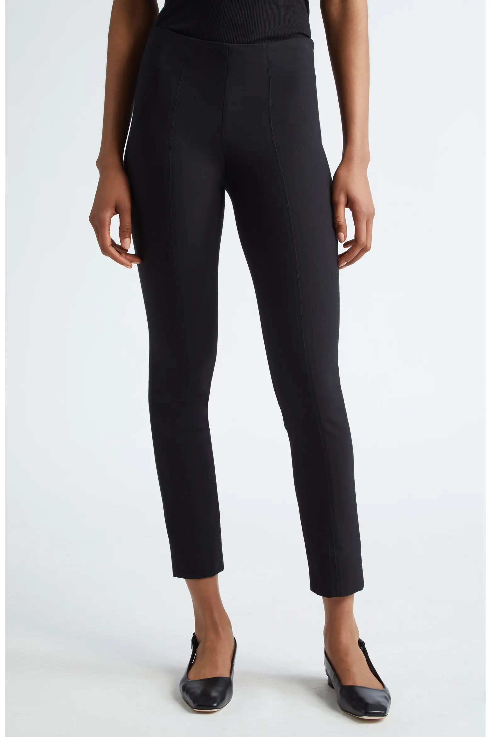 Bobbi Mid Rise Stitch Front Seam Leggings (Women) | Nordstrom | Nordstrom