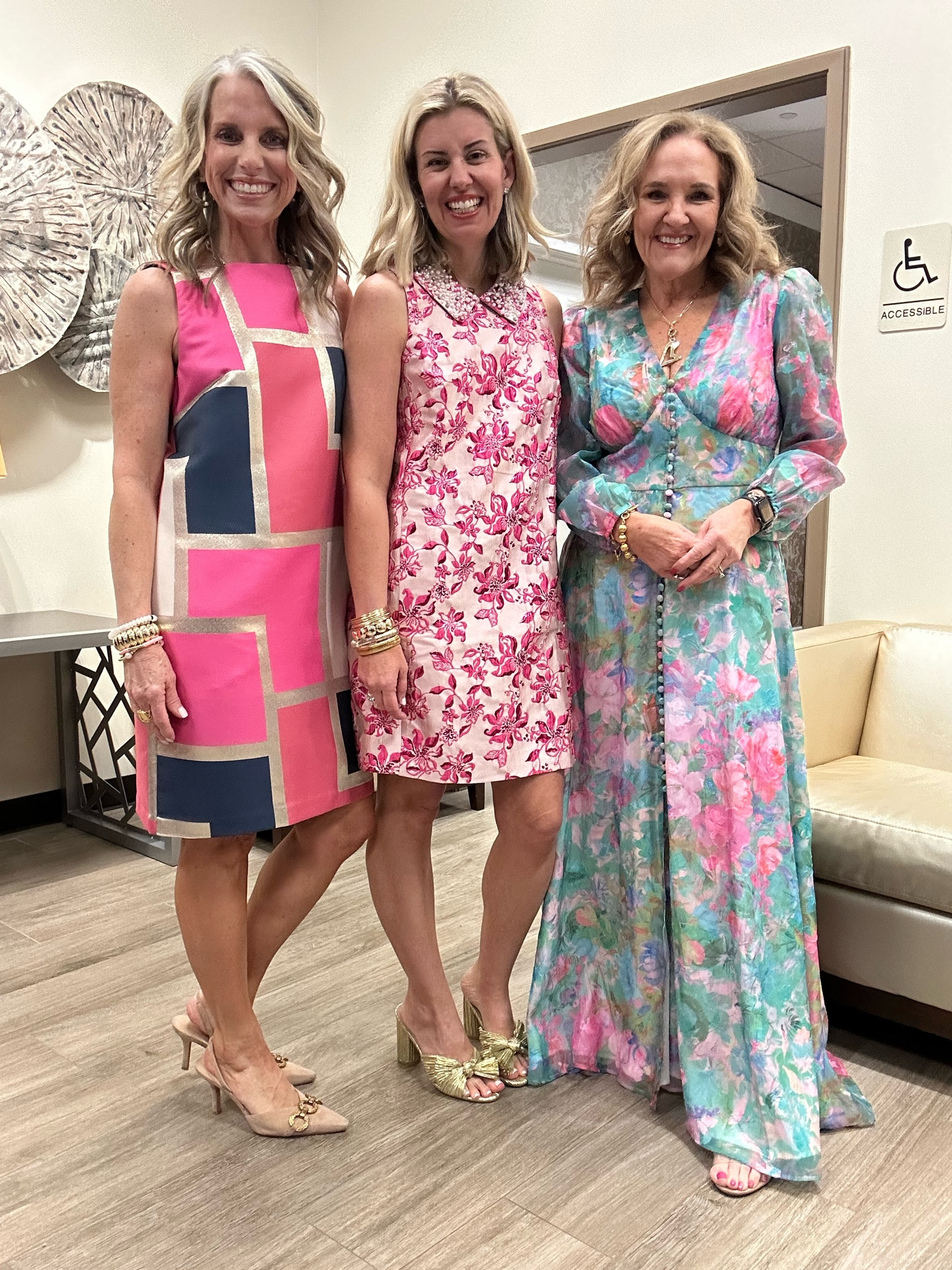 Seriously so many ideas!!! Mine is a perfect mob MOG dress for a garden wedding. Spring gala. Or cruise. Dress is a 10. I would size up. There’s a solid navy too that’s on sale! 

Lilly dress and Trina Turk are do fun for showers, rehearsal dinners, graduations. All the things! It’s not too early to shop! 

Resort wear vacation dress 


Dillards in store tryon 

#LTKWedding #LTKSeasonal #LTKOver40