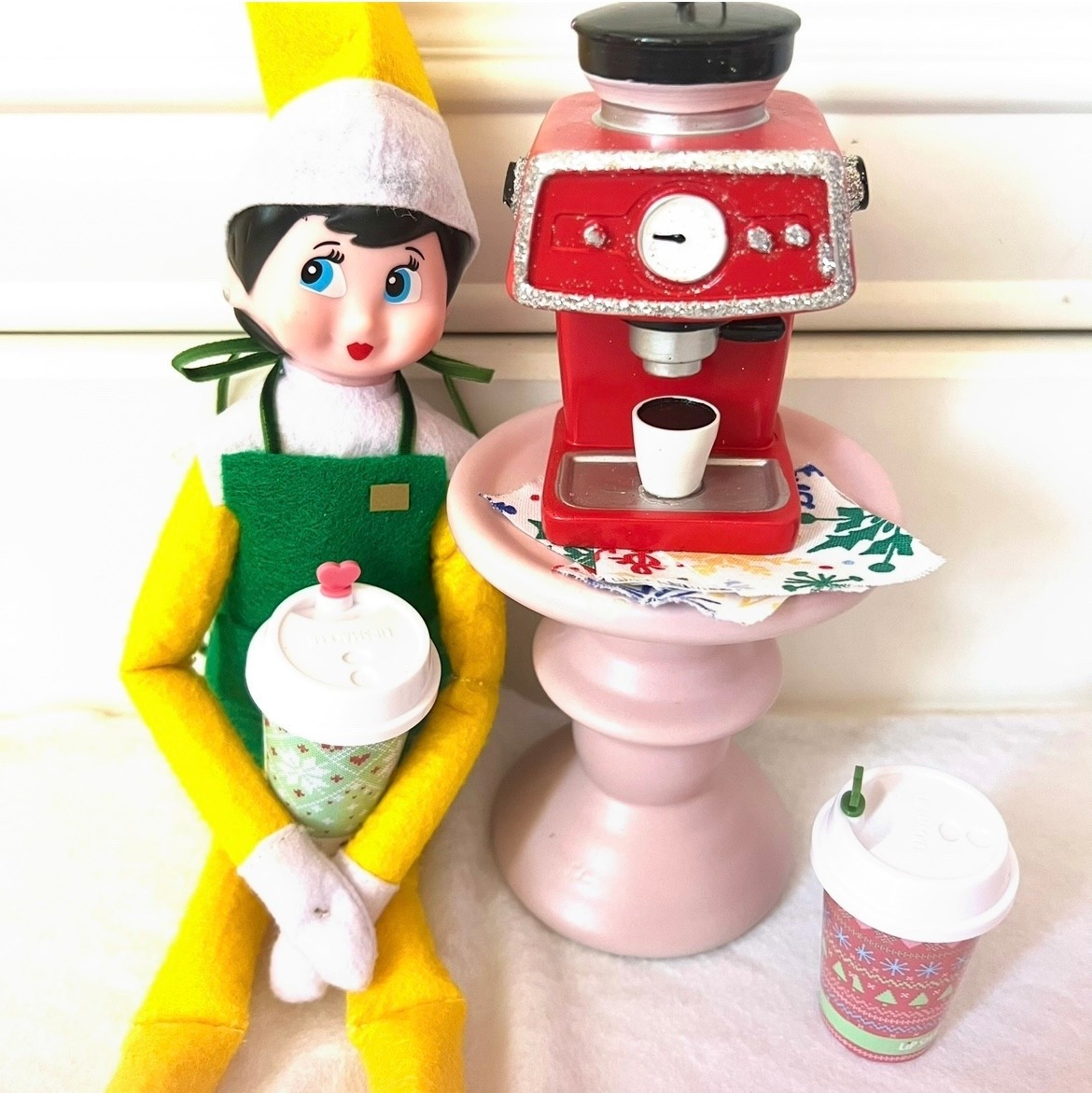Live, Laugh, Latte 💛
… and happy National Coffee Day, by the way! Elf Season starts 2 months from tonight, stay tuned at this account, there’s a whole collection here of minis if you want to get ahead of your Elf adventures (and do you future, December self a favor)! 

(And - if you’d like a one-and-done solution, check The Sunny La La for 12 and 24 day sets of Elf Adventures all planned out!)

This little coffee machine ornament is the perfect size for Elf shenanigans! (And linking some Elf-sized drinks / lip balms!)

 #LTKFamily 

#LTKSeasonal #LTKKids