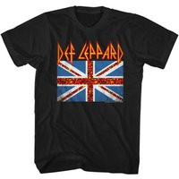 Def Leppard Leopard Flag Black Adult T-Shirt | Etsy (US)