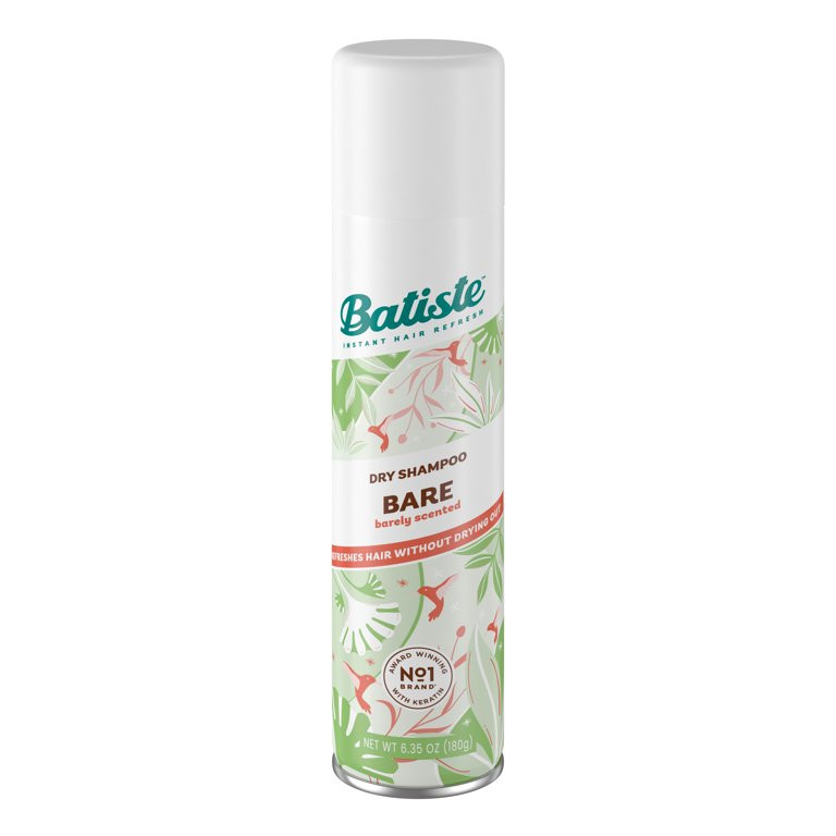 Batiste Dry Shampoo, Bare Fragrance, Refresh Hair and Absorb Oil Between Washes, Waterless Shampo... | Walmart (US)