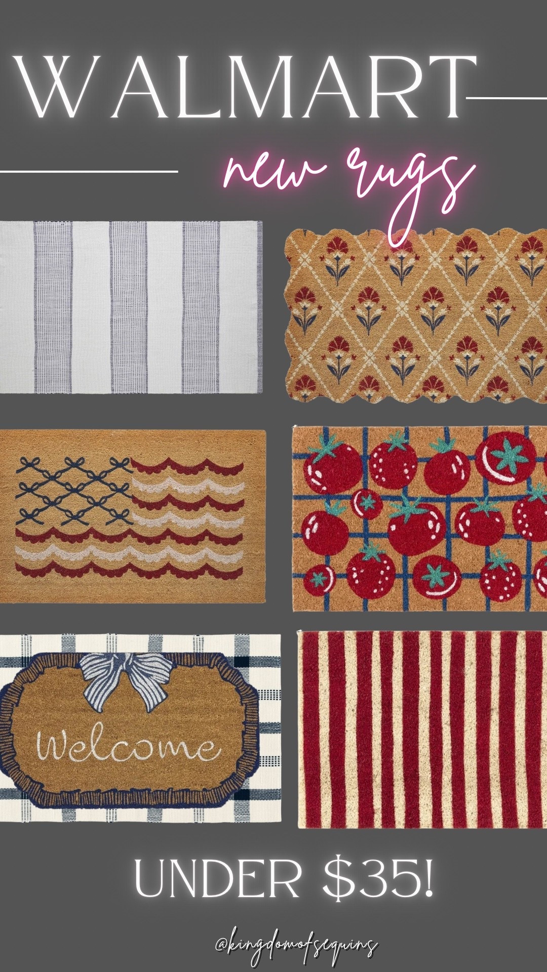 New rugs from Walmart under $35!

#LTKSeasonal #LTKHome #LTKSaleAlert