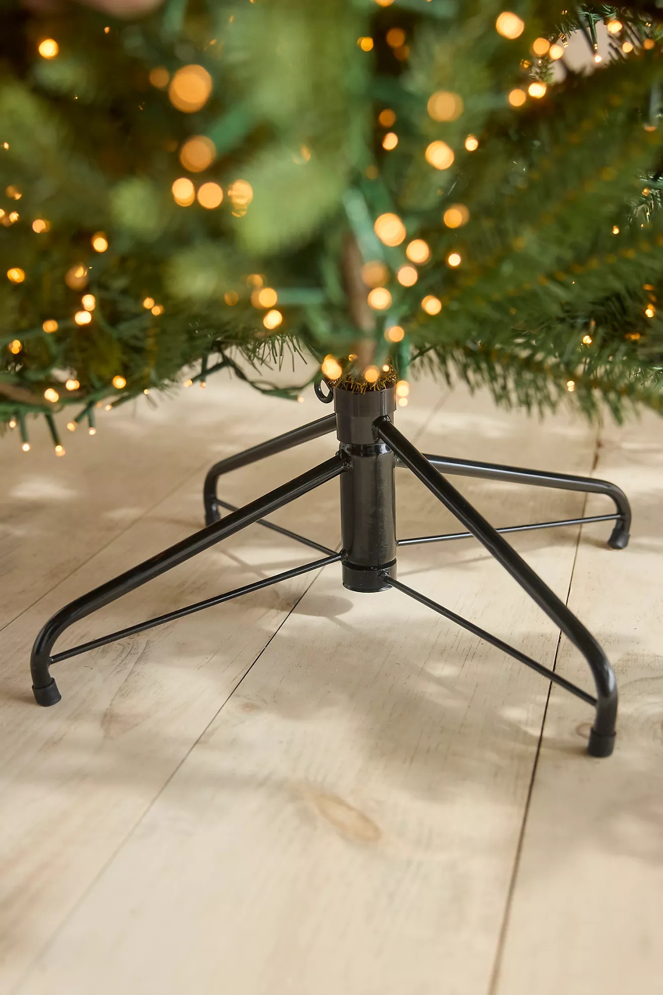 Faux Twinkling Pre-Lit Norway Spruce | Anthropologie (US)