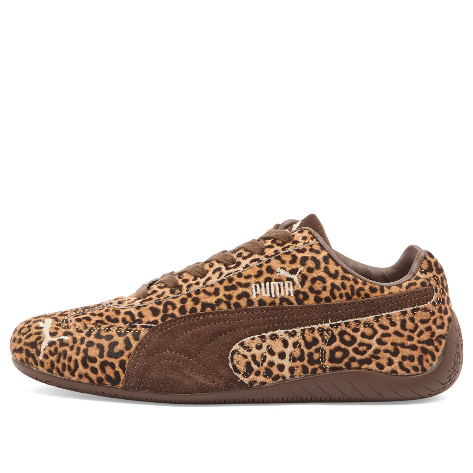 Puma Women's Speedcat Wild Wns in Chocolate-Warm White, Size UK 7.5 | END. Clothing