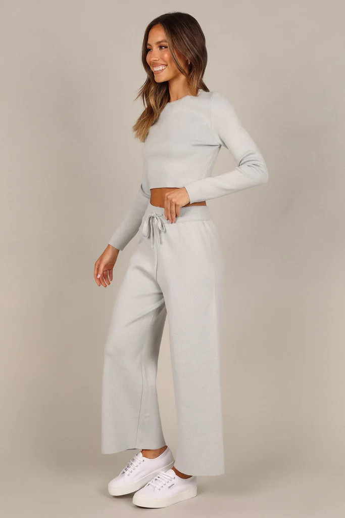 Ayers Long Sleeve Set - Grey | Petal & Pup (US)