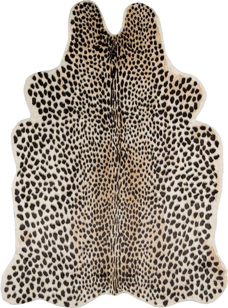 Erin Gates by Momeni Acadia Cheetah Multi Faux Hide Area Rug 5'3" X 7'10" - Multicolor | Amazon (US)