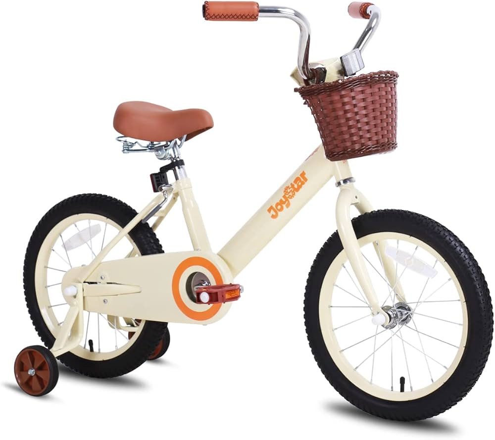 JOYSTAR Vintage Kids Bike with Training Wheels & Basket, 12 14 16 20 24 Inch Girls Bike for 2-14 ... | Amazon (US)