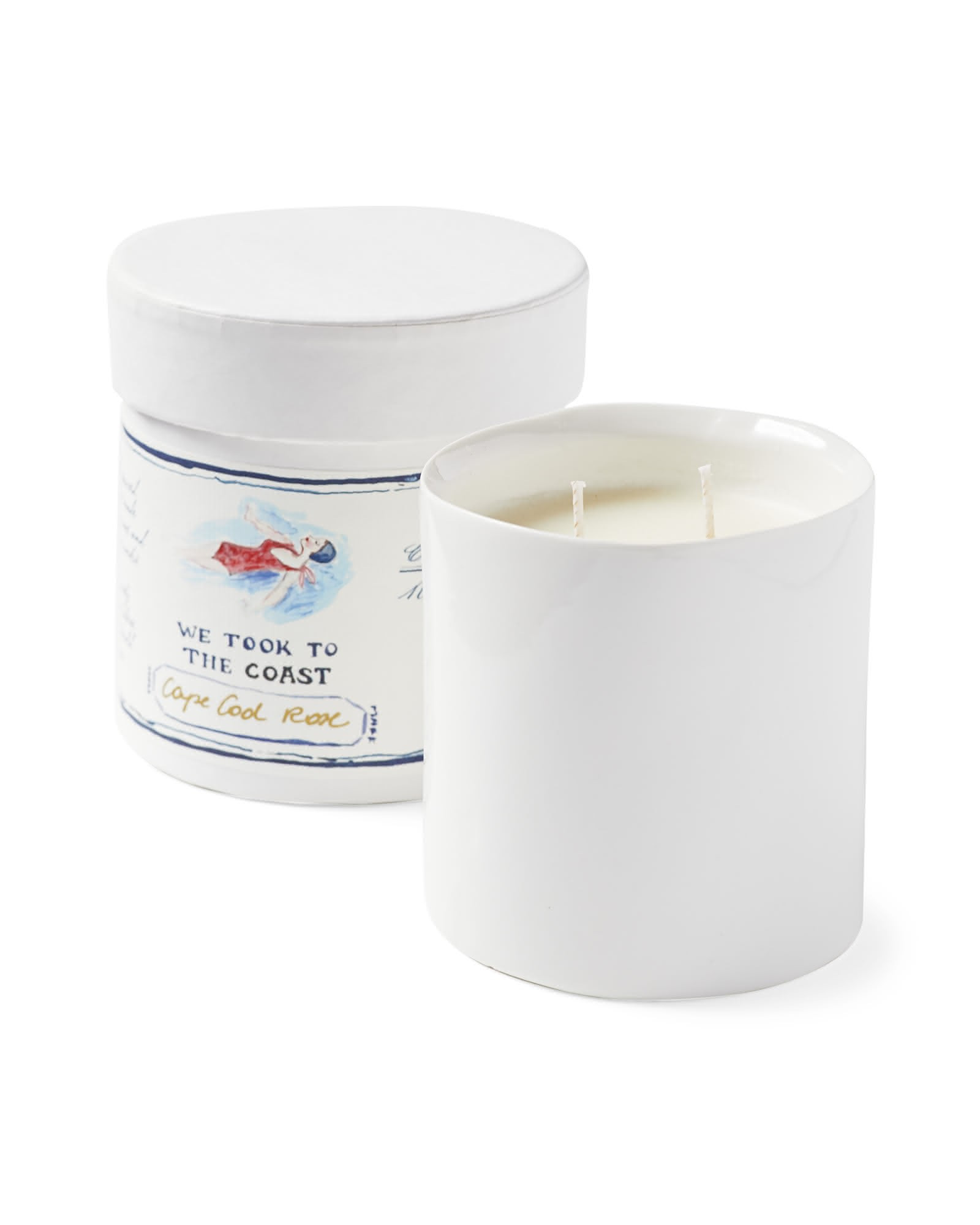 Cape Cod Rose Candle | Serena and Lily