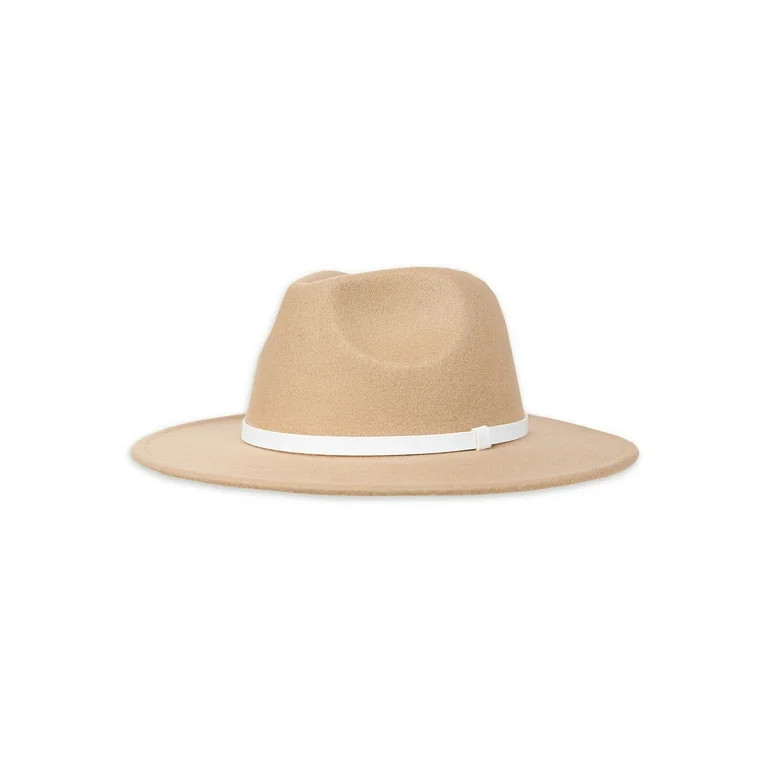 Wonder Nation Toddler Girls Panama Style Metro Camel Colored Hat | Walmart (US)