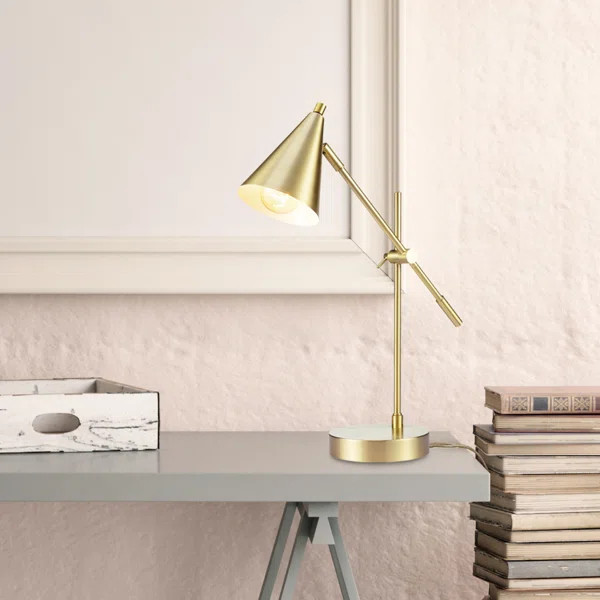 18" Metal Adjustable Desk Lamp | Wayfair Professional