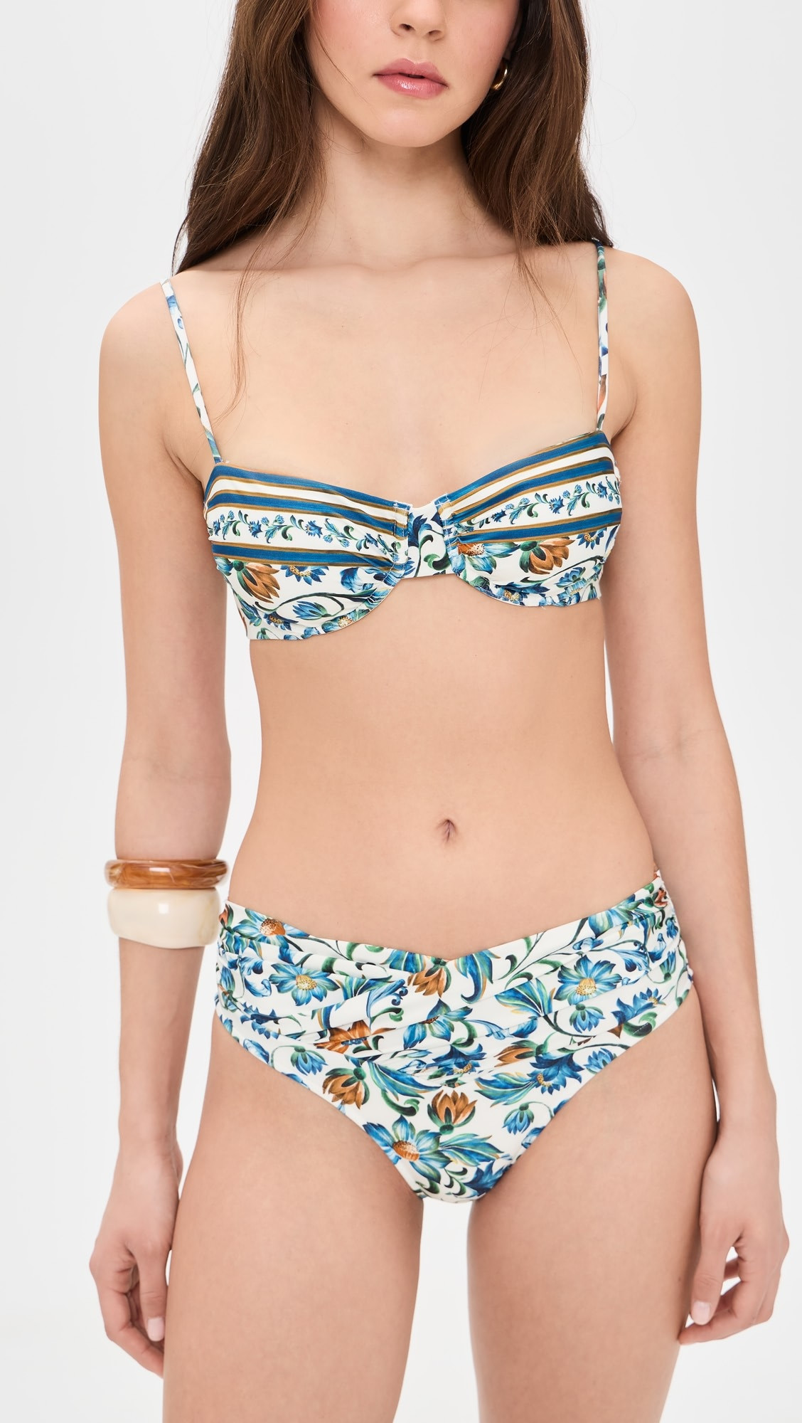 Flora Tile Under Wire Bikini Top | Shopbop