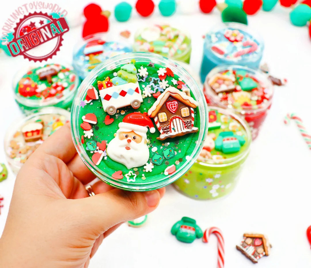 Christmas Play Dough Jar, Christmas Playdough Kit, Christmas Stocking Stuffers Kids, Christmas Se... | Etsy (US)