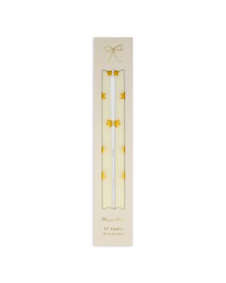 Meri Meri Ivory Star Taper Candles, Set of 2  | Bloomingdale's | Bloomingdale's (US)