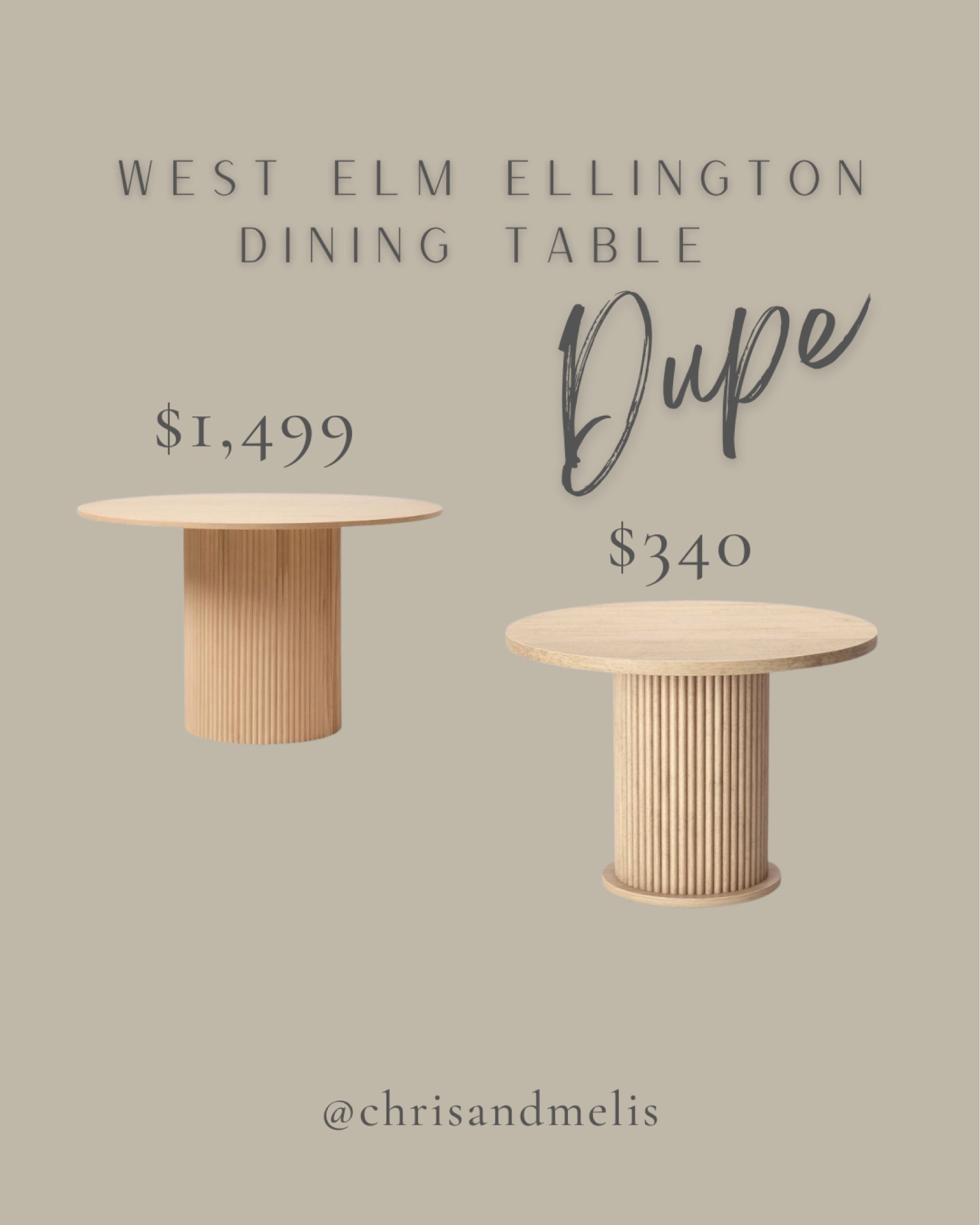 The West Elm Ellington Round Dining Table dupe is back in stock at Target!

Round dining table, dining table decor, dining table ideas, dining room, dining room furniture, home decor, interior design, designer looks for less. 


#LTKFind #LTKhome