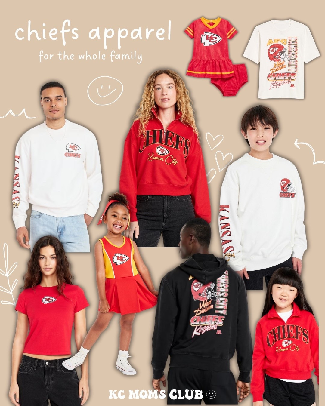 Old Navy Chiefs outfits for the whole family 

#LTKFindsUnder50 #LTKMens #LTKFamily