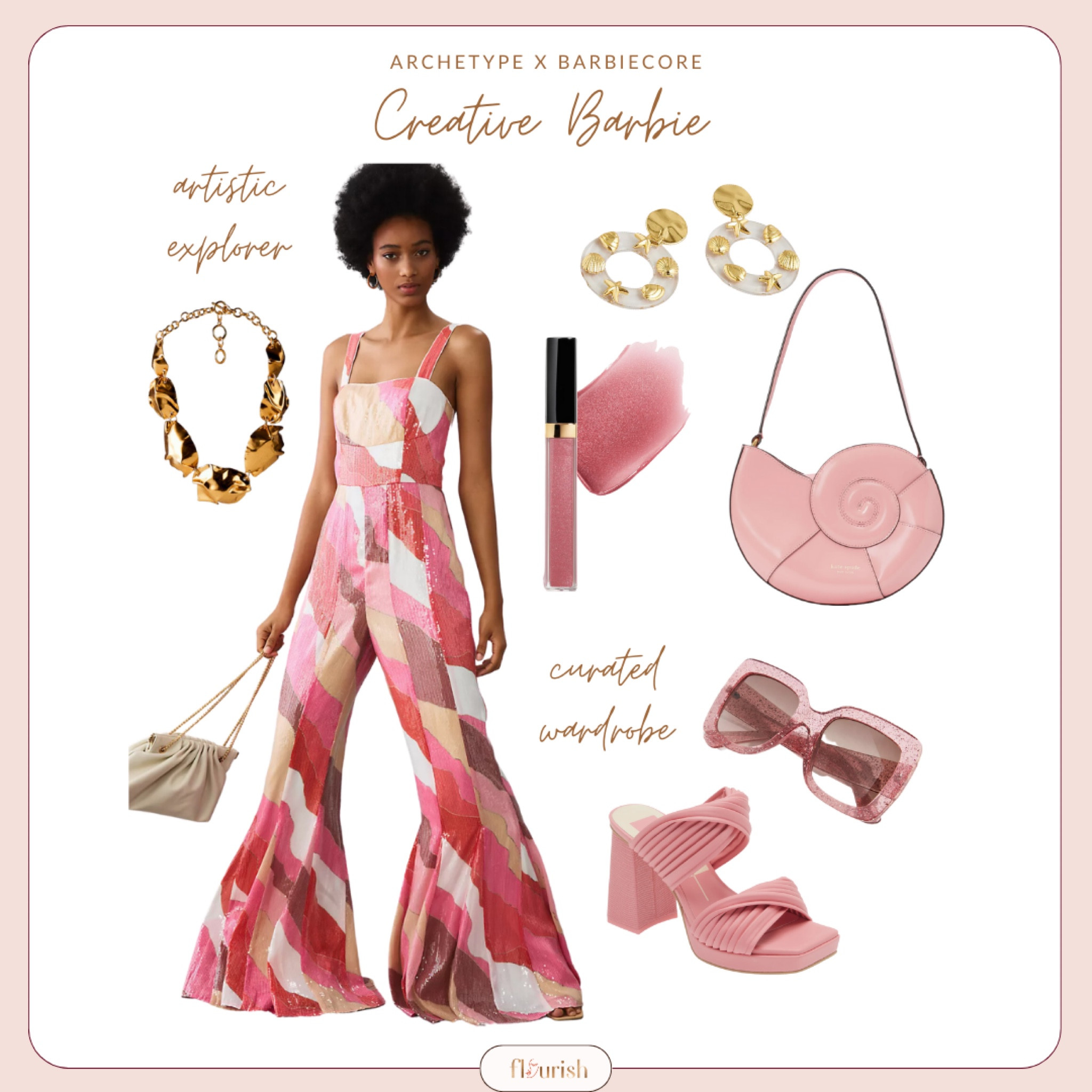 We are celebrating the amazing #barbie movie in a very special way! If Barbie were to come as each of the Flourish Style Archetypes, what would her outfit be? What types of accessories would she come with?! The Creative Barbie turns head in her statement-making pieces, paired with thoughtfully curated accessories that are perfectly juxtaposed yet harmonious. Shop her #uniquestyle for looks that are sure to get noticed!

#LTKFind #LTKstyletip #LTKshoecrush