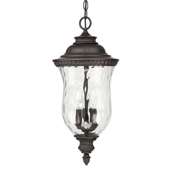 Capital Lighting Ashford Collection 3-light Old Bronze Outdoor Hanging Lantern | Bed Bath & Beyond