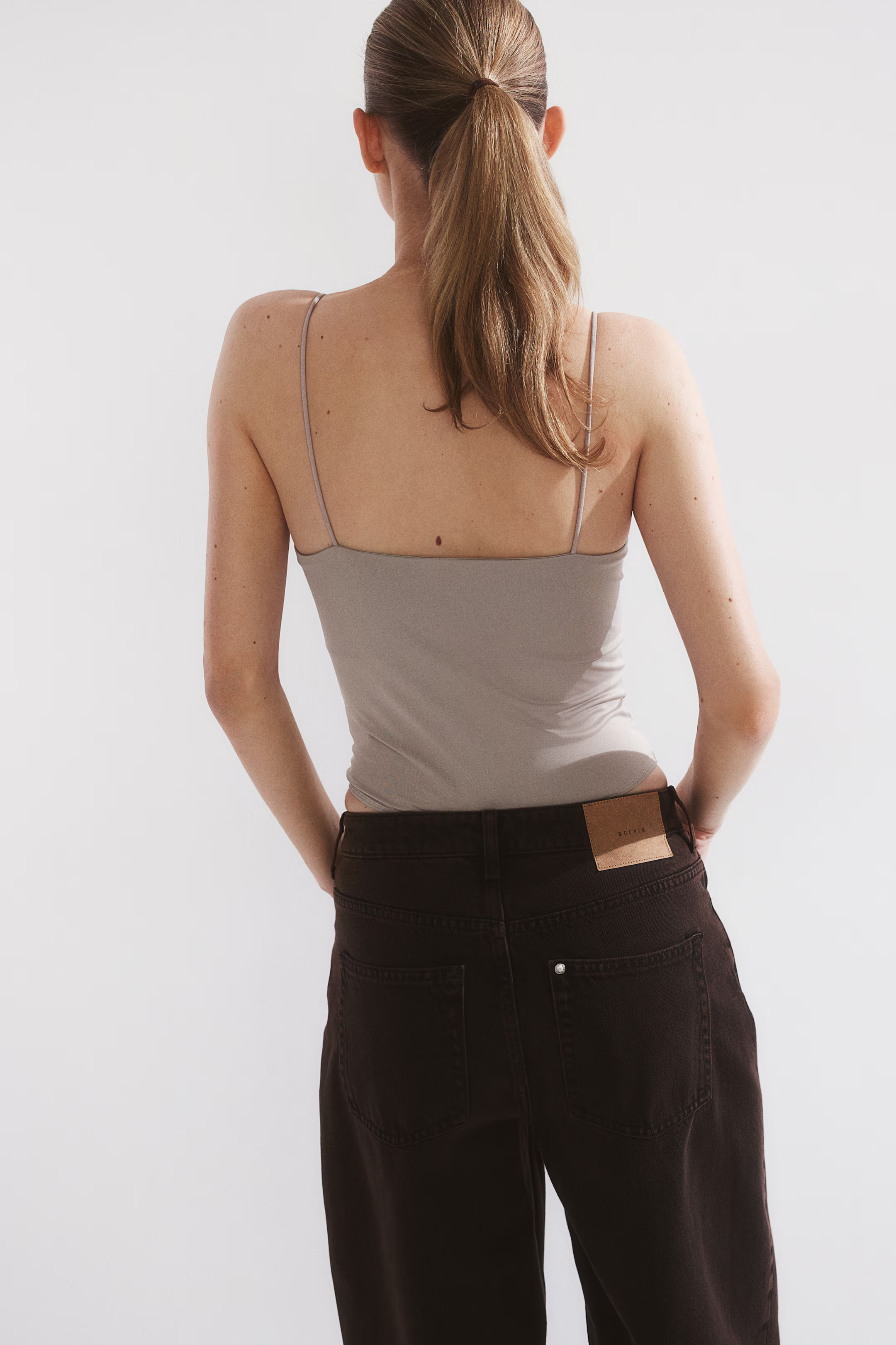 Thong Bodysuit with Narrow Shoulder Straps | H&M (US + CA)