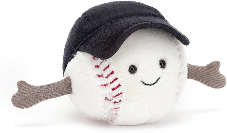 Jellycat Amuseables Baseball Stuffed Toy, 4 inches - Baseball Plush for Sports Fans | Amazon (US)