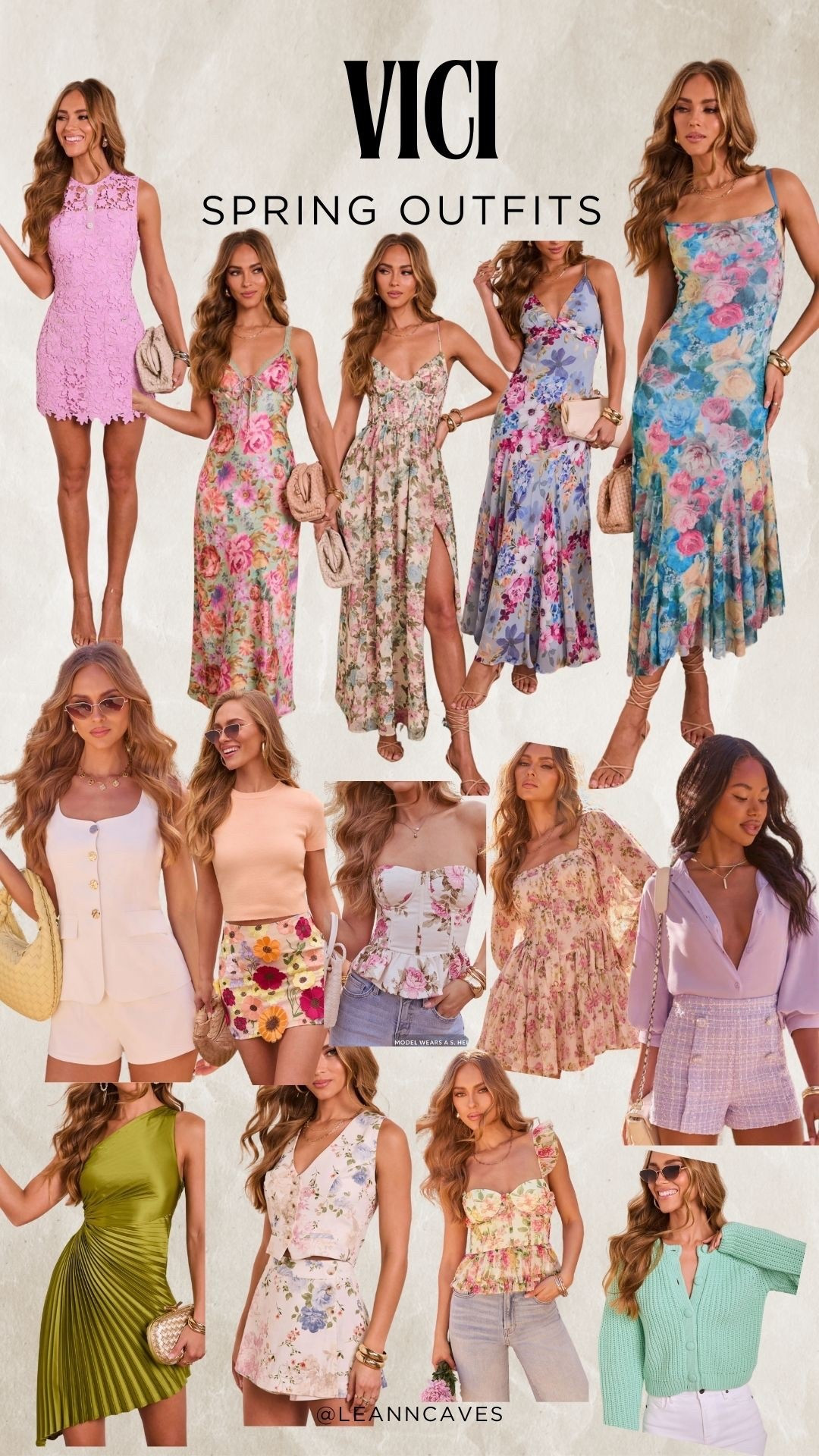vici spring outfits! code LEANN35 is active and saves 35% off sitewide!! floral dress, spring outfits 